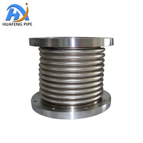 SS Corrugated Flange Flexible Metallic Braided Hose