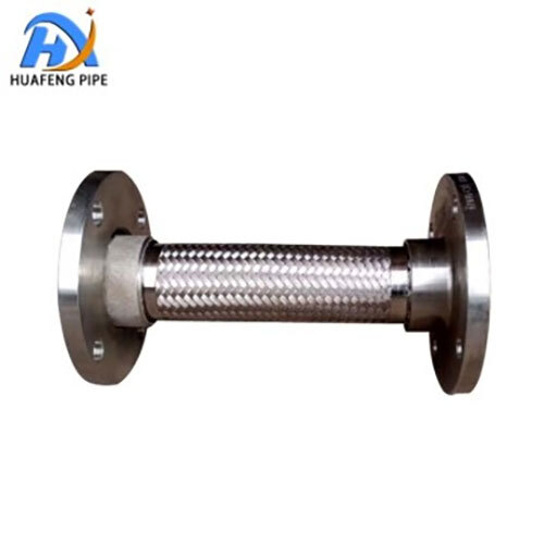 Stainless Steel Flange Connection Flexible Braid Metal Hose