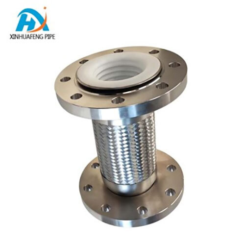 PTFE Flange Metal Hose Braided Corrugated Pipe