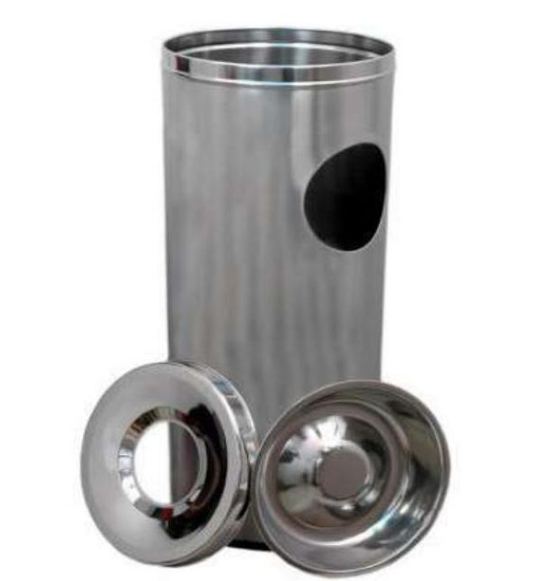 Stainless Steel Ash And Trash Can Bin 70L