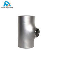 Industrial Thick Wall Stamped Carbon Steel Reducer Elbow - Color: Silver