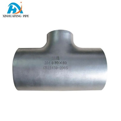 Reducing SS High Pressure Pipe Fittings Seamless Tee