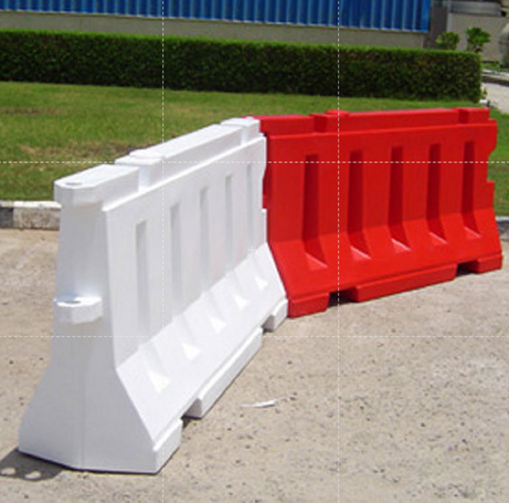 Plastic Road Barrier - Height: 2 Foot (Ft)