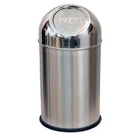 Stainless Steel Push Can Dustbin 13L