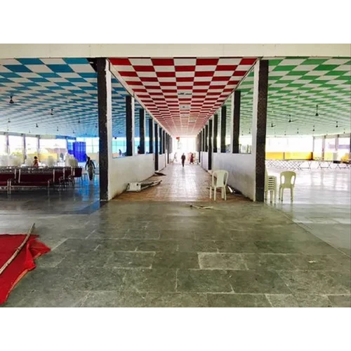 प्रीफैब्रिकेटेड स्टील फ़ंक्शन हॉल शेड -