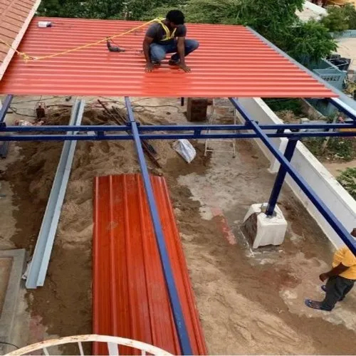 Steel Paint Coated Prefabricated Industrial Shed