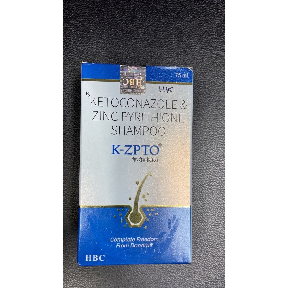 K Zpto Shampoo Keep Dry & Cool Place