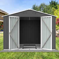Metal Sheds - Color: Grey & White