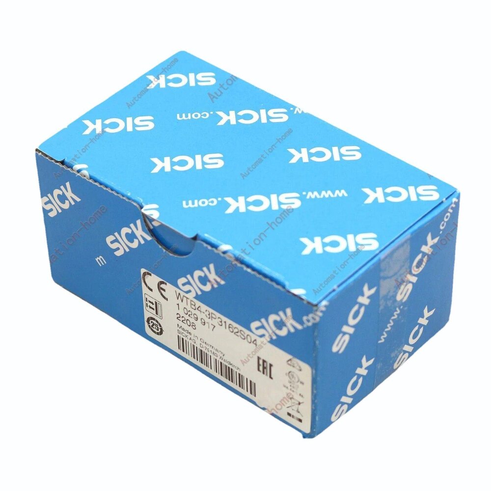 Wtb4-3p3162s04 Sick Photoelectric Sensor - Stainless Steel, 16 X 39.5 X 12 Mm Dimensions, 650 Nm Wave Length, 60 Mm Sensing Range