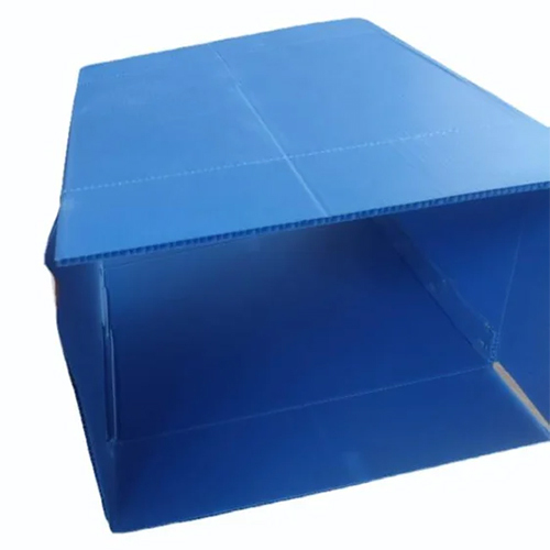 Pp Corrugated Box - Color: Blue