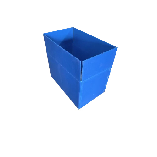 Plastic Corrugaed Box - Color: Blue