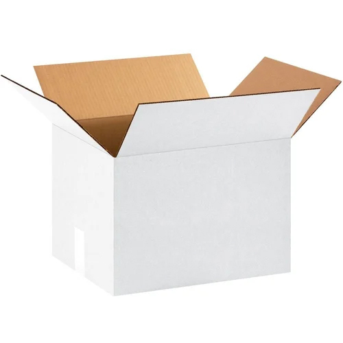 3 Ply White Corrugated Packaging Box