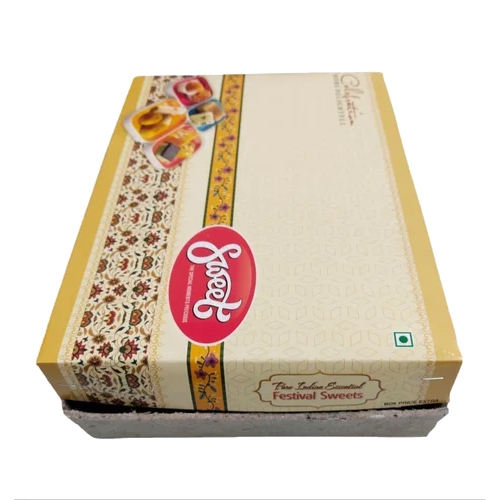 1000 gm Cardboard Sweets Packaging Box