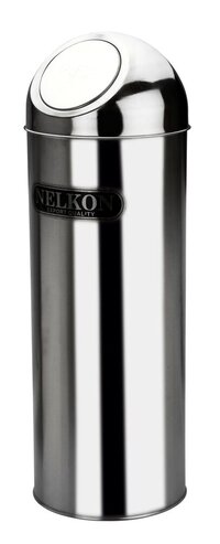 Stainless Steel Push Can Dustbin 18L