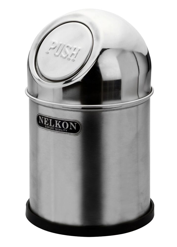 Steel Push Can Dustbin 30L