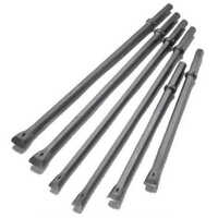Steel Integral Drill Rods - Color: Black