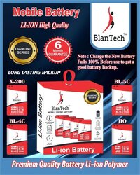 Blantech Bl-4c Battery With 6 Months Warranty - Color: Orange