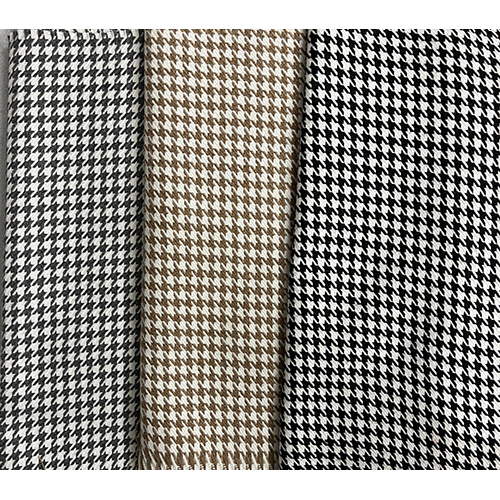 Houndstooth Design Fabric - Color: Multicolor