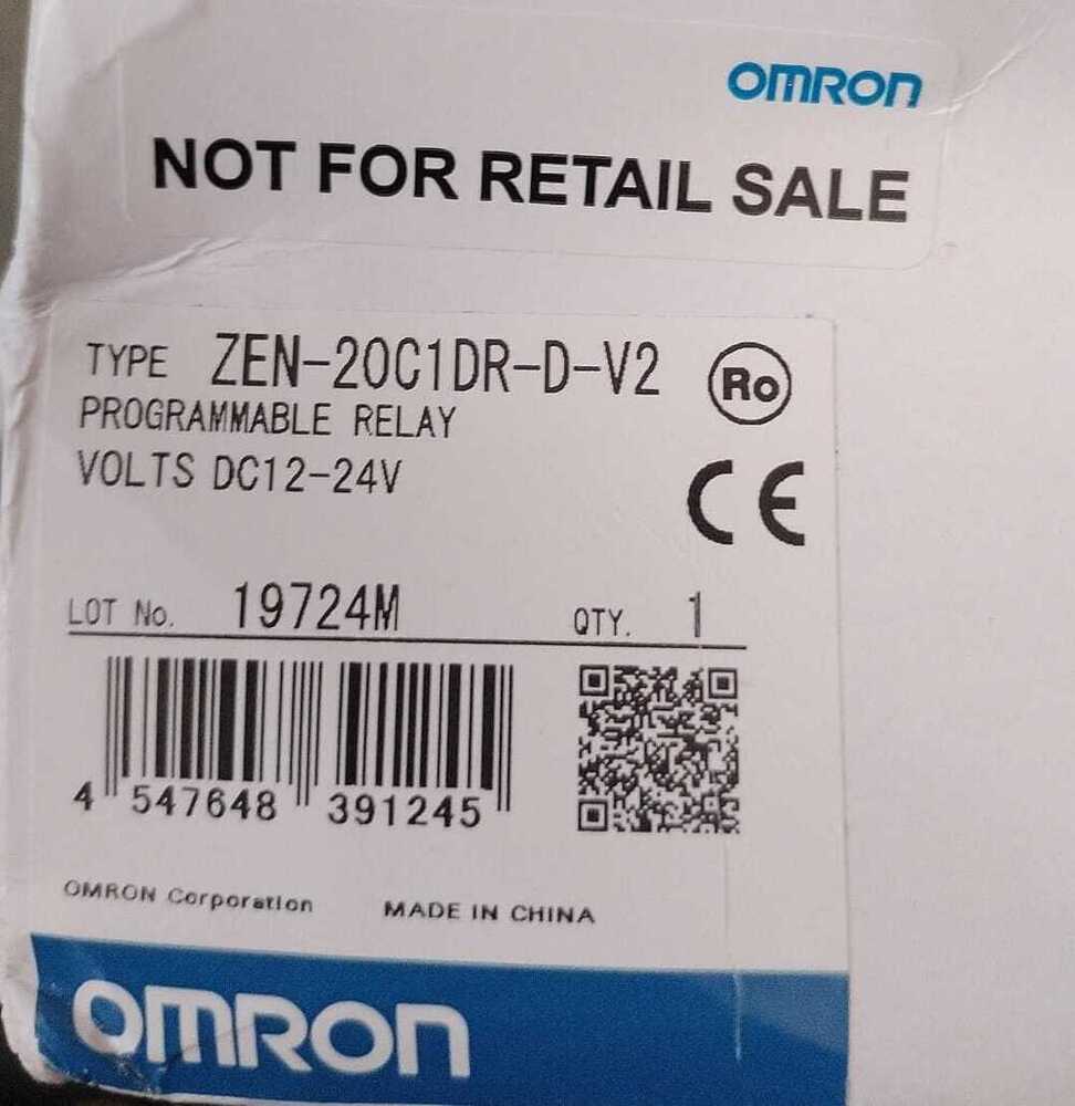 OMRON PROGRAMMABLE RELAY, ZEN -20C1DR-D-V2
