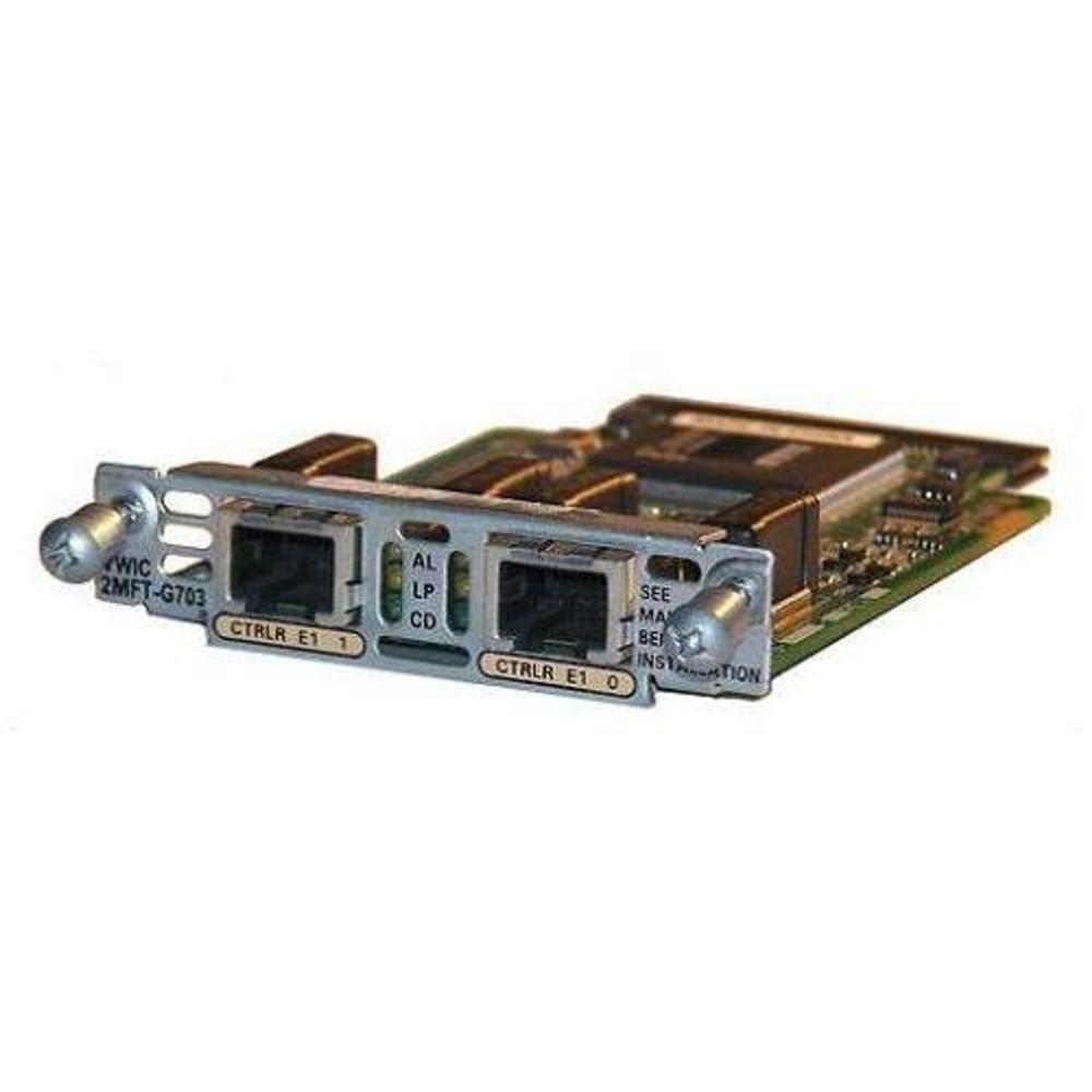 Cisco Vwic3-2mft-t1/e1 Voice/wan Interface Card - Use: Computer Networking