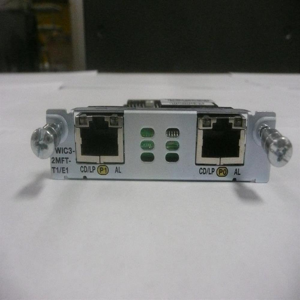 Cisco Vwic3-2mft-t1/e1 Voice/wan Interface Card - Use: Computer Networking