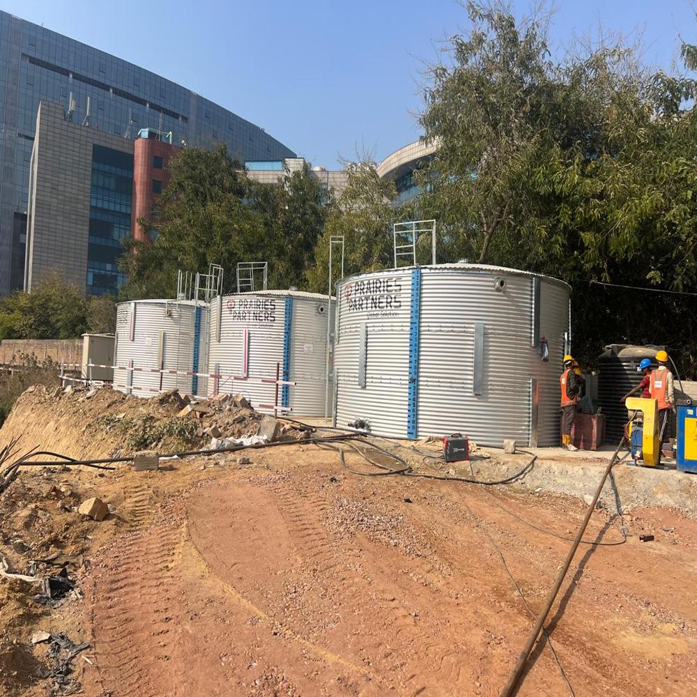 जिंक एल्युमिनियम पानी भंडारण टैंक निर्माण सेवा