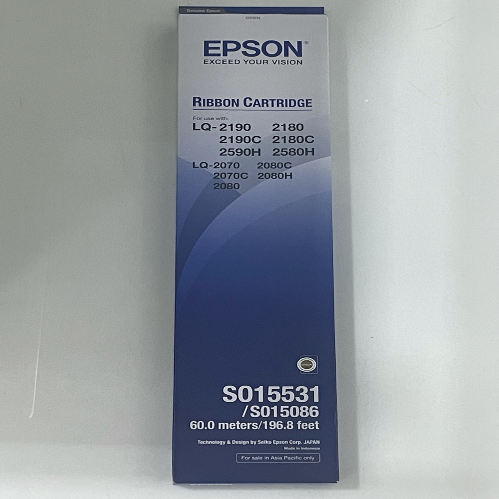 Epson LQ-2190, 2170, 2180, 2590, 2580, 2070, 2080 Ribbon Cartridge