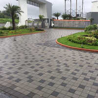4x4 Natural Cobblestone Block - Color: Gray
