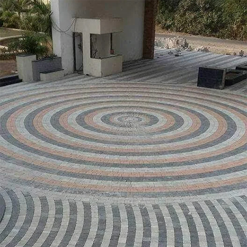 Stone Chequered Tiles