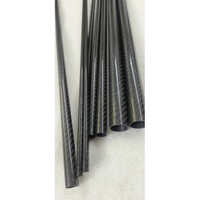 Od 30 Id 28 Length 2.2mtr 3k Carbon Frp Tube - Color: Black