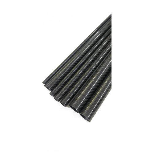 High Grade Carbon Frp Tube - Color: Black