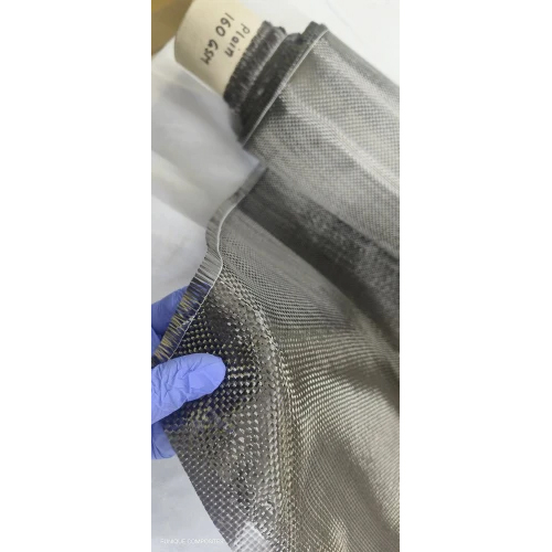 160 Gsm Carbon Frp Fabric - Color: Silver