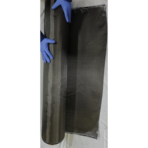 Twill 200Gsm Carbon Frp Fabric Sheet - Color: Black