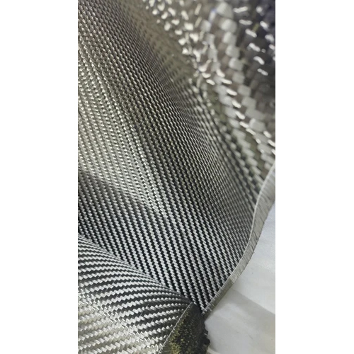 12K Bd Plain 400 Gsm Carbon Fabric - Color: Black