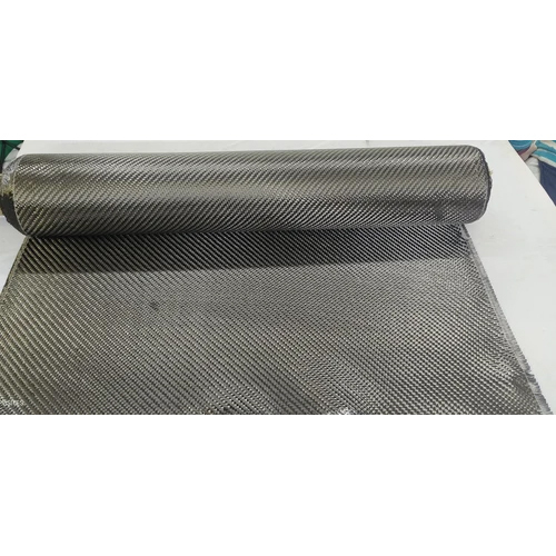 Carbon Frp Twill Fabric Sheet - Color: Black