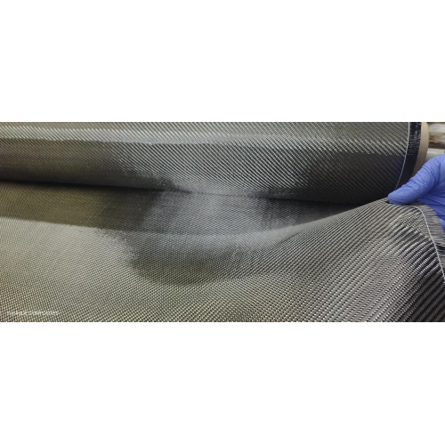 Bidirectional Carbon Fiber Fabrics Sheet - Color: Black