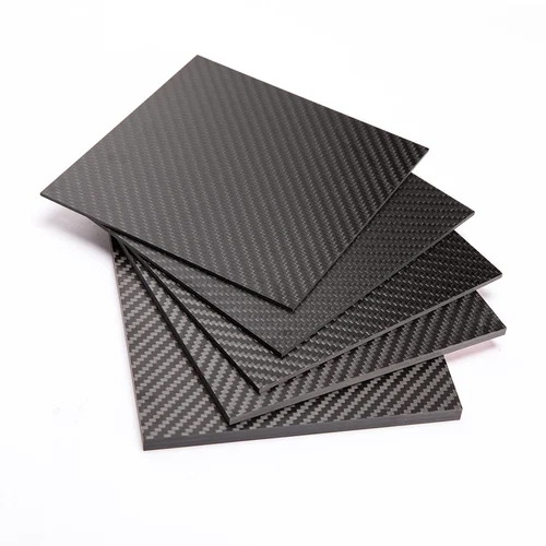Black Carbon Frp Sheet - Shape: Square