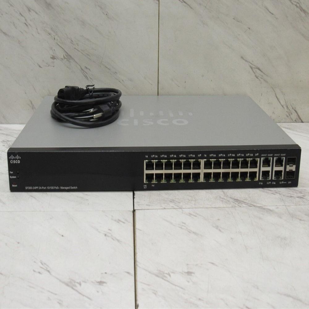 Cisco Switch Sf300-24pp - Features: High Speed