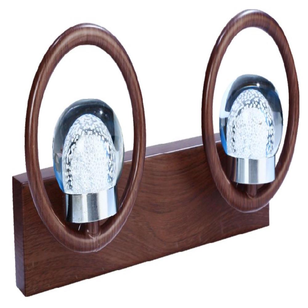 LUKER 6W CHIARA WOOD F6-2 INDOOR WALL LIGHT (LWL121-2)