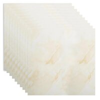 Cream Marble Self Adhesive Wall Tile - Material: Pvc