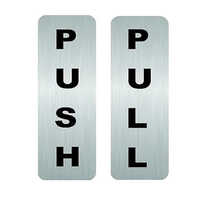 Stainless Steel Pull Push Door Board - Application: Outdoor Lighting