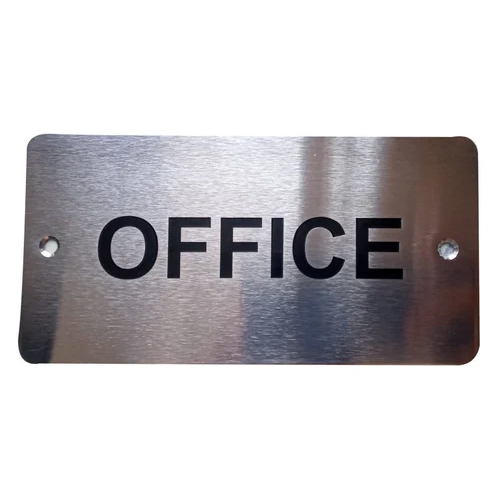 Stainless Steel Pull Push Door Board - Application: Office