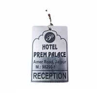 Silver Stainless Steel Key Chain Ring - Regional Style: Indian