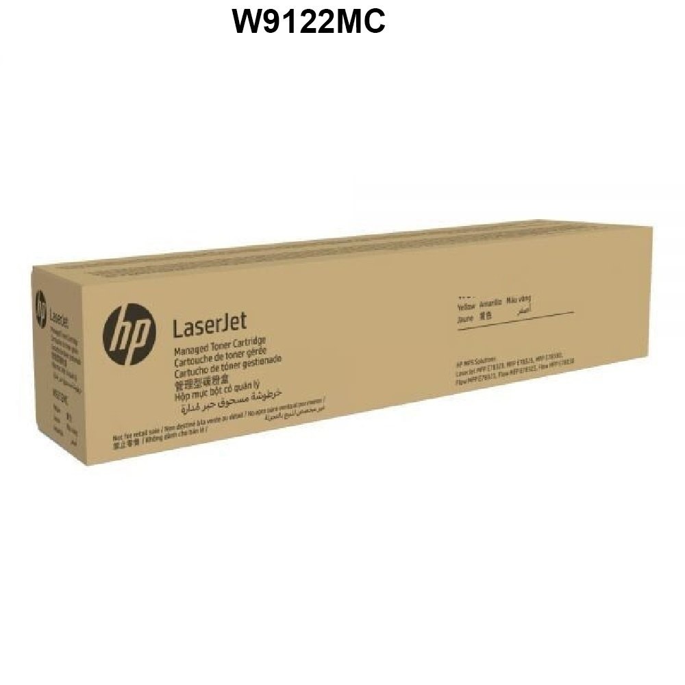 HP W9122MC LaserJet Yellow Managed Toner Cartridge