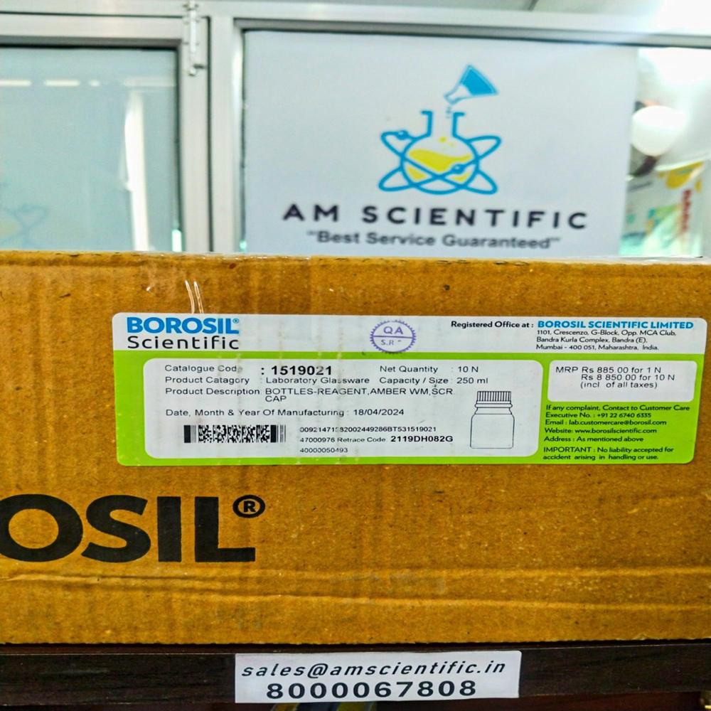 Reagent Bottles Narrow Mouth With Sc - Color: Red