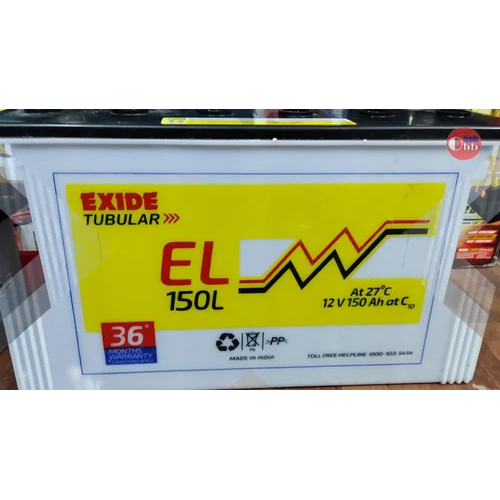 EL 150 L Exide Tubular Battery