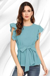 Ruffle Top - Bust Size: 36 Inch (in)