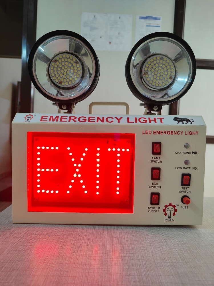 Industrial Emergency Exit Light - Dimension (L*W*H): 315 (L) X 115 (W) X 330(H) Mm Millimeter (Mm)