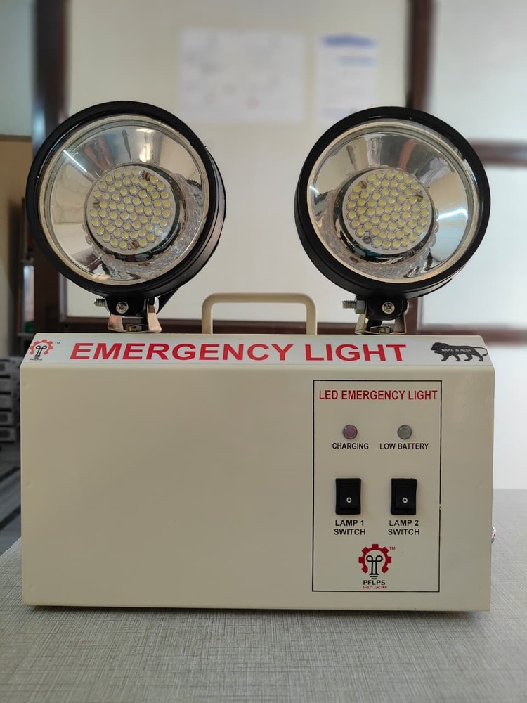 Industrial Single Beam Emergency Light - Light Source: Battery Operated
