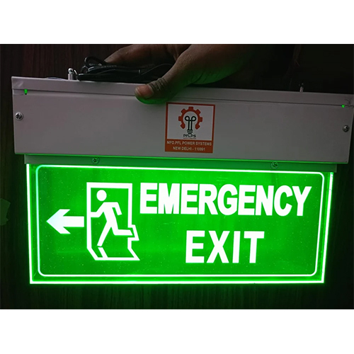 Exit Signage With Battery Backup - Dimension (L*w*h): 305(l)*40(w)*230(h) Mm Millimeter (Mm)
